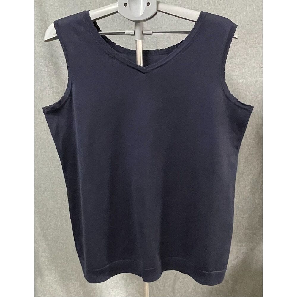 Pendleton Plus 1X Women's Silk Nylon Reversible Turnaround Sleeveless Top NWT